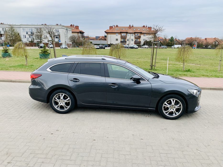 Mazda 6 2.2 D Manual Alu Clima Bixenon Skyactiv Full Czarne Skóry