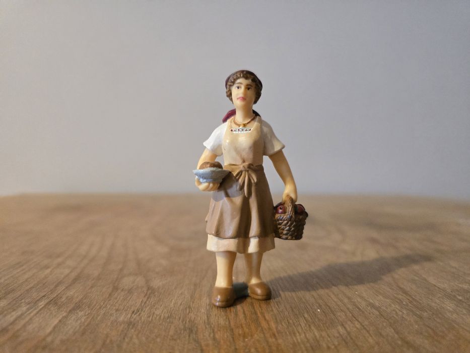 Schleich farmerka z koszem jajek figurka model wycofany z 2002 r.