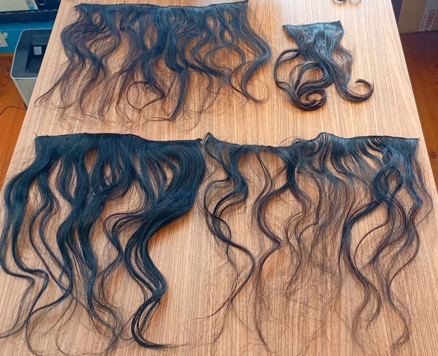 Cabelo humano verdadeiro
