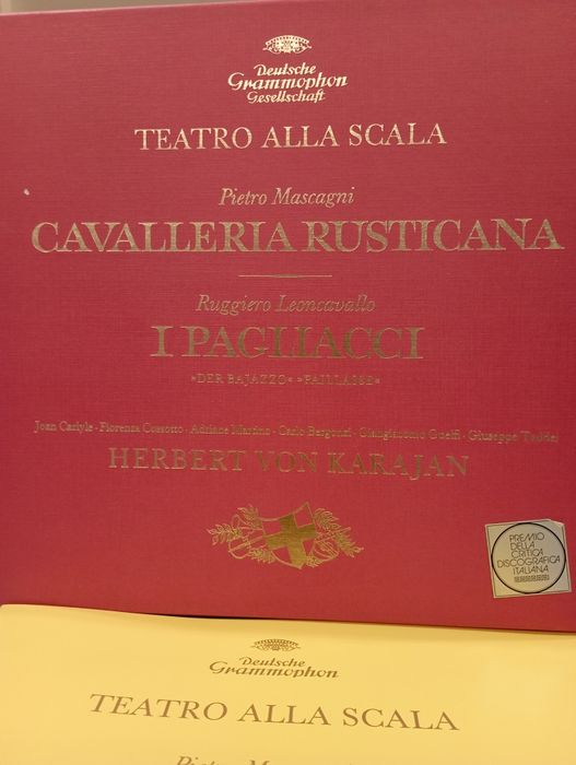 LP's com 2 óperas - Cavalaria Rusticana e I Pagliacci