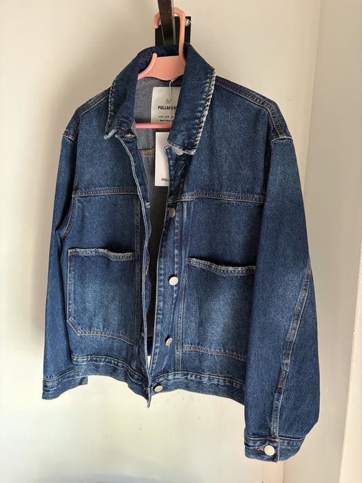 Casaco de ganga pull&bear mulher blusao S jeans