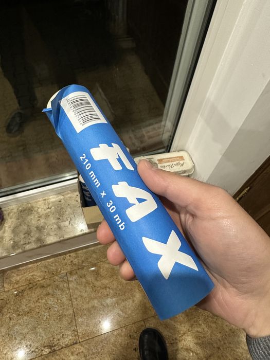 5x Papier do FAXu - 210mm x 30mb