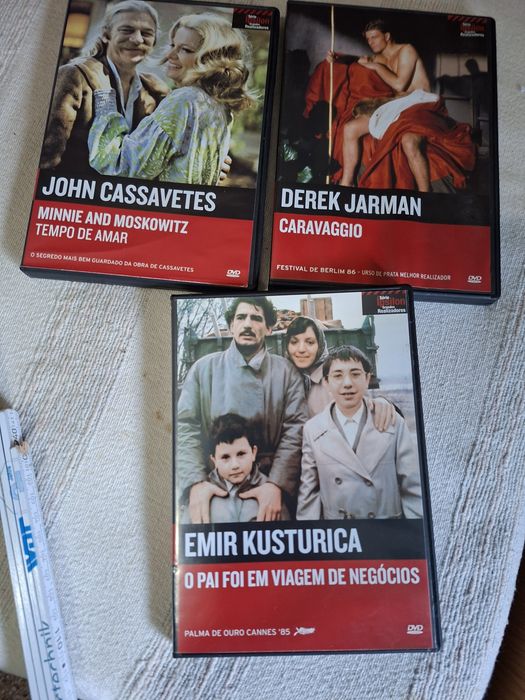 três dvds Grandes Realizadores Jornal Público por sete euros conjunto