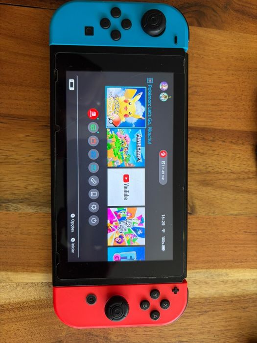 Nintendo Switch + jogos + acessórios