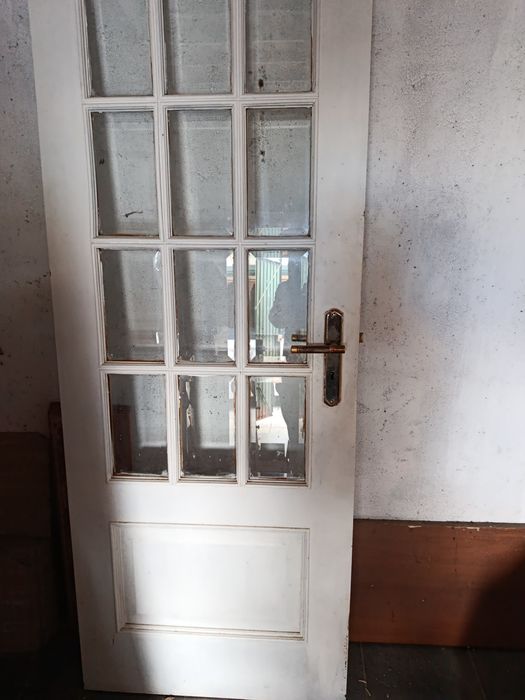 Porta em mogno maciça