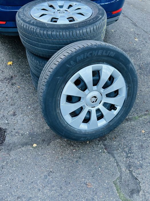 4x opony letnie i felgi koła R16 215/60 Michelin Prima Skoda Octavia Superb, Audi, VW Passat