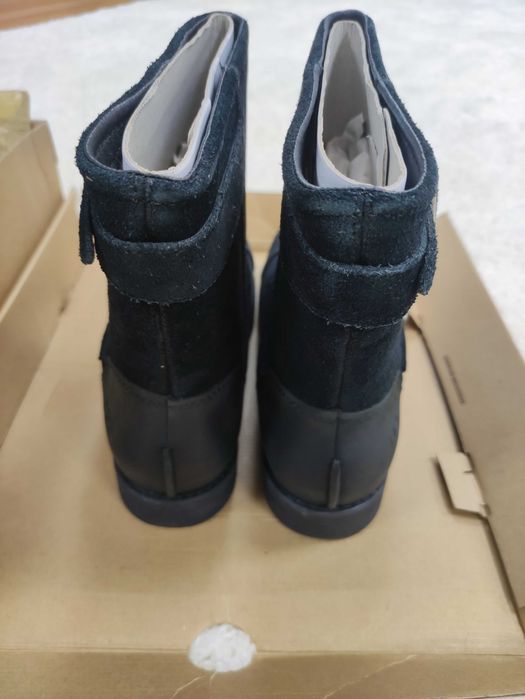 UGG сапоги черная замша зимний стиль