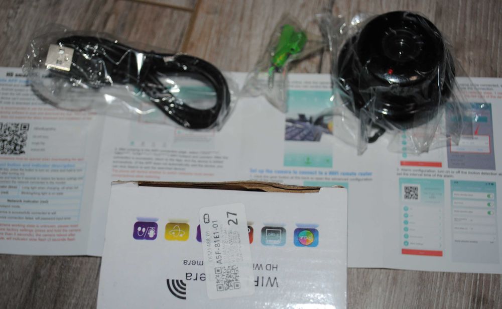 V380 Бездротова Wi-Fi камера 1080P HD нічного бачення. Ціна за 2 !