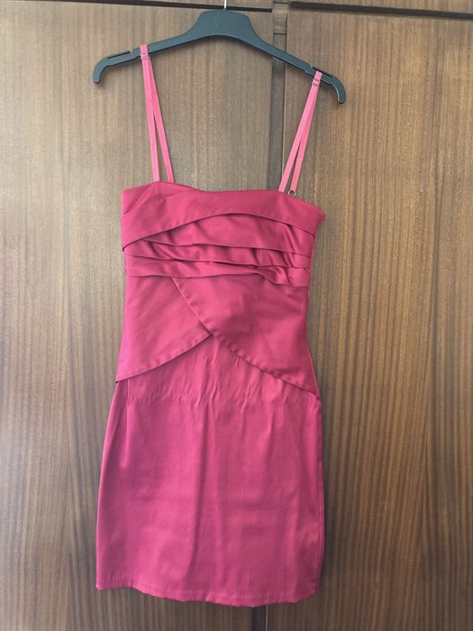 Vestido rosa fúcsia para festa | tamanho 34