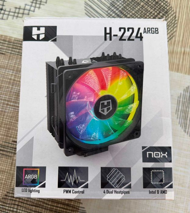 CPU Cooler Nox Hummer H-224 ARGB