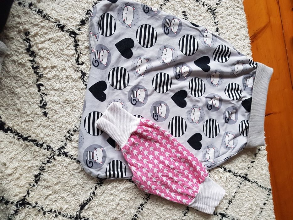 Śpiworek na lato handmade dwustronny