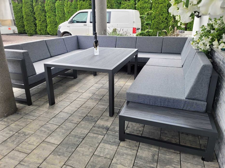 Nowoczesne Meble tarasowe ogrodowe aluminium Polski producent różne moduły + wysyłka gratis na terenie Polski