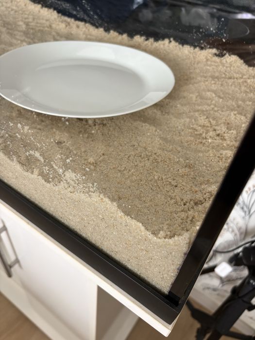 Areia silica para aquario