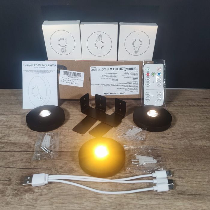 Lampki LED LALILED wielokrotnego ładowania