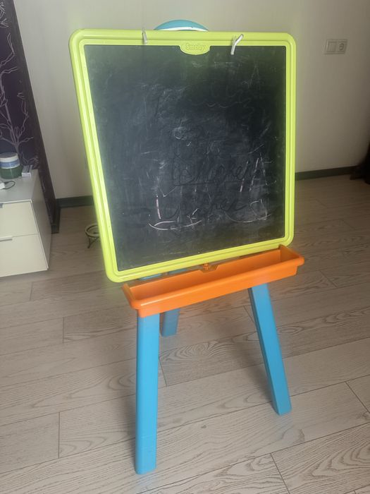 Дитячий двосторонній мольберт (дошка для малювання)