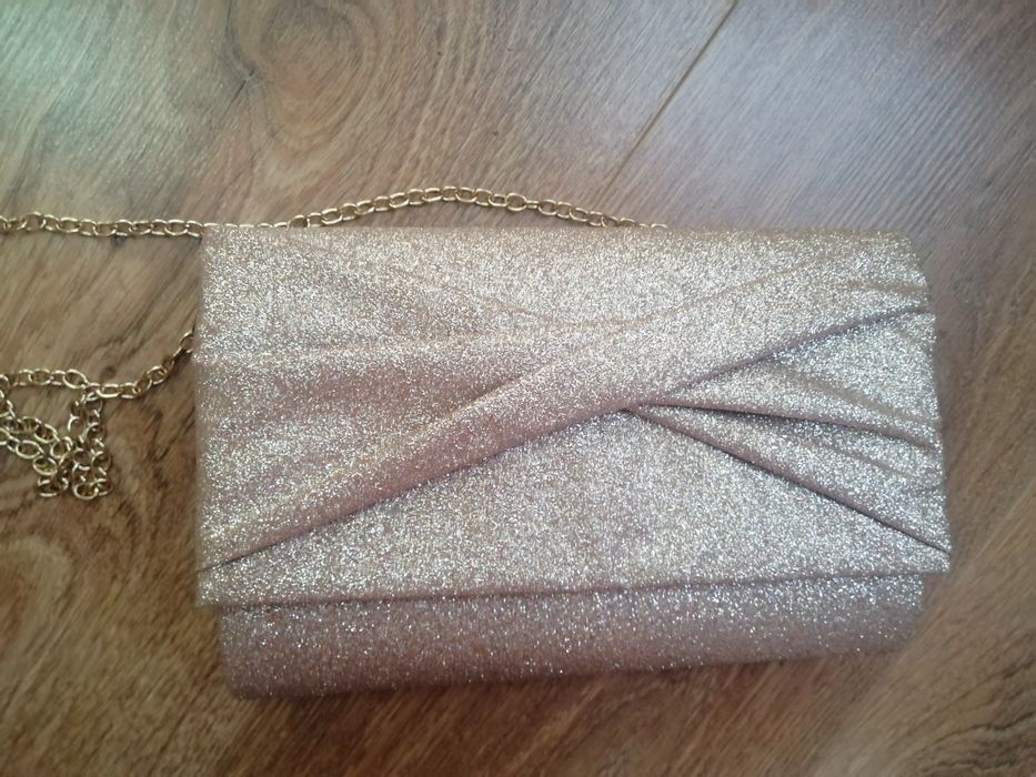 Dwie sukienki soky & soka plus torebka brokatowa