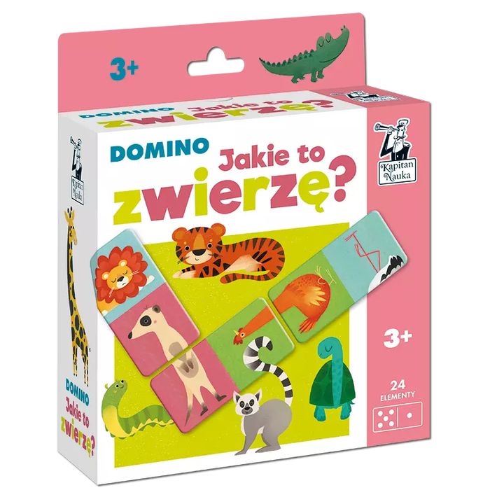 Domino. Jakie to zwierzę?. Kapitan Nauka - gry. Nowy Produkt
