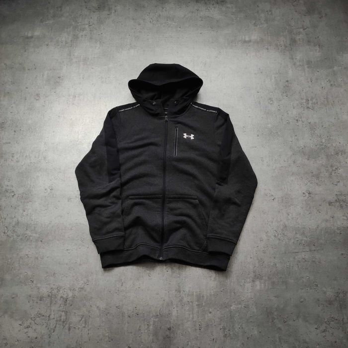 MĘSKA Bluza Rozpinana PREMIUM Sportowa z Kapturem Pocket Under Armour