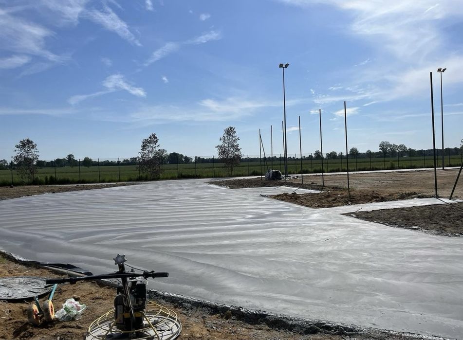 Posadzki przemysłowe, Wylewki Maszynowe