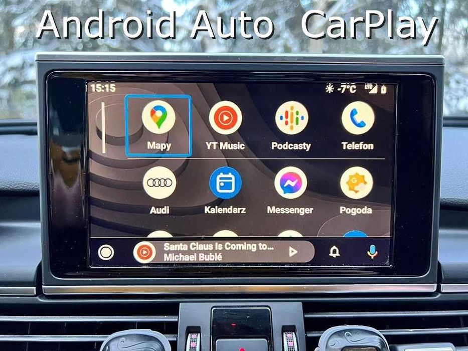 Audi CarPlay Android Auto Bezprzewodowo VAG VW Skoda Seat Porsche MAPY