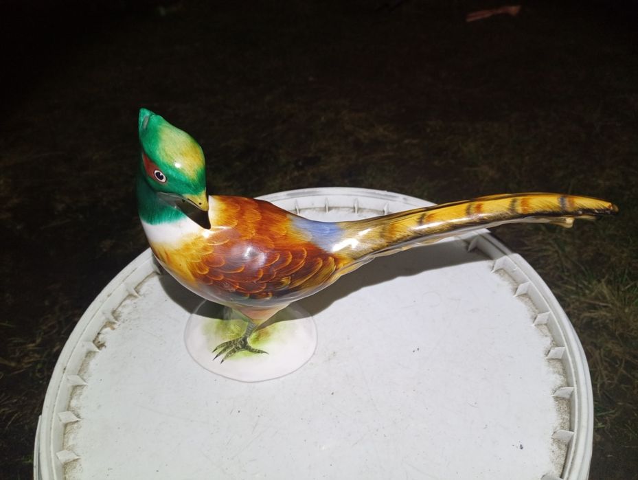 Bażant porcelana figurka Węgry