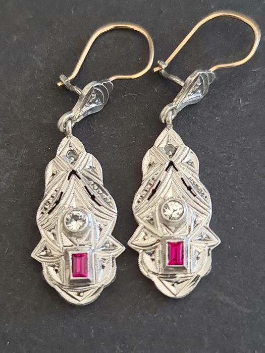 Par de brincos portugueses joalharia