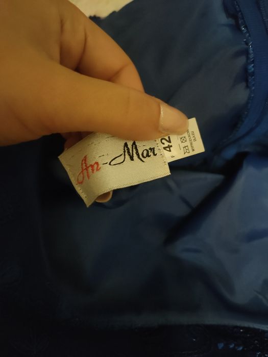 Sukienka damska granatowa