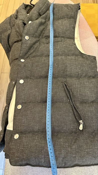 Bezrekawnik Brunello Cucinelli, gesi puch, rozm. XL (L-XL)