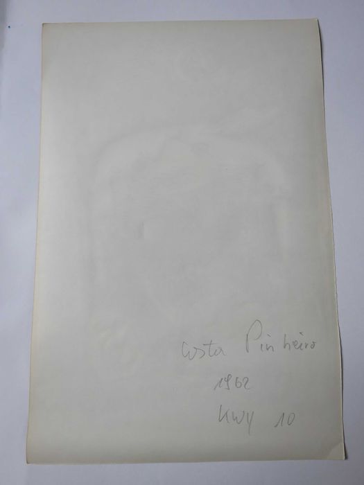 Serigrafia Costa Pinheiro original revista arte KWY 1962 Paris raro