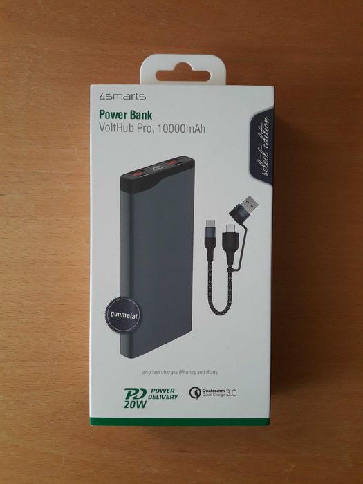Внешний аккумулятор Power Bank УМБ 4smarts VoltHub Pro 10000 mAh 22.5W