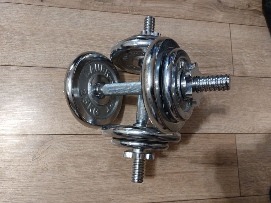 Hantle chromowane 17kg