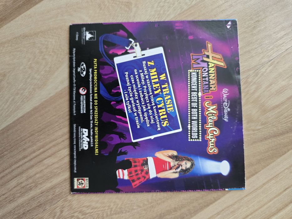Okyta DVD Hannah Montana  W trasie z Miley Cyrus