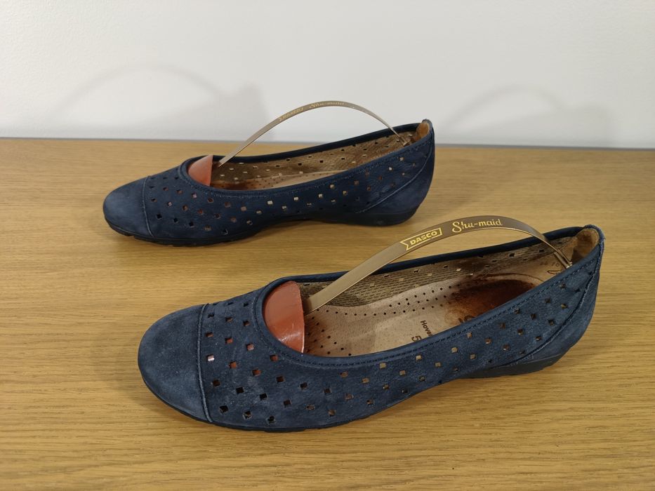 Buty damskie Gabor Ruffle baleriny półbuty wciągane wentylowane r. 38