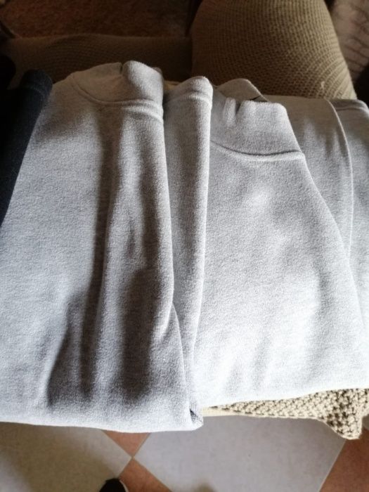 Blusa polar com meia gola unissexo