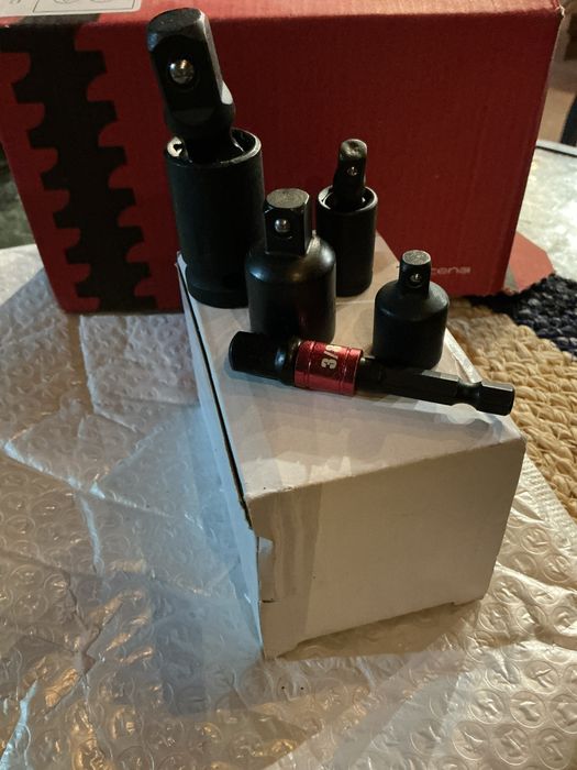 Набор5шт cr-vaУдарних Адаптер переходник удлинитель Кардан 1/4 3/8 1/2