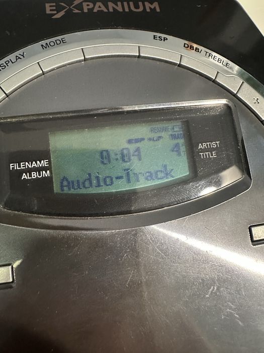 Philips Expanium EXP511 cd mp3 player disc man słuchawki