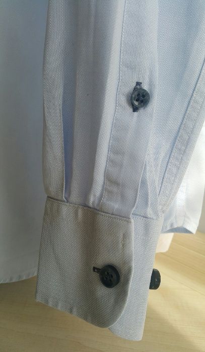 Koszula męska firmy PRÓCHNIK z długim rękawem niebieska 176-182 / 39