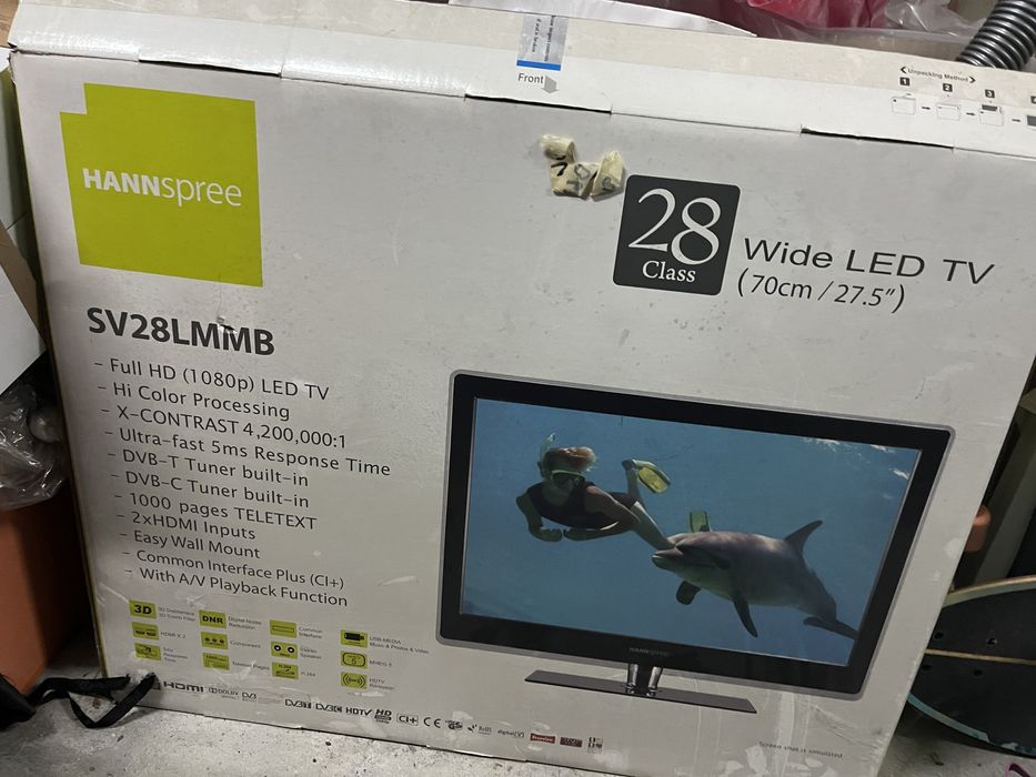 Hannspree  Tv led  28” ( 70 cm) com caixa ( nao funiona)