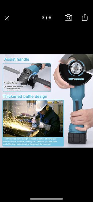 Rebarbadora e polidora 2 baterias nova em caixa