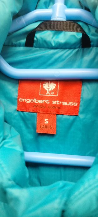 Damska kurtka funkcjonalna marki Engelbert Strauss w kolorze turkusowym.
