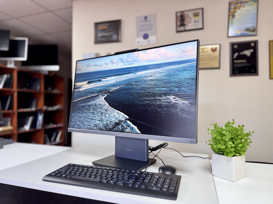 Моноблок Lenovo ThinkCentre Neo 50a G5 / Intel Core i5-13420H / 16GB RAM / SSD 512GB / 27” FHD IPS