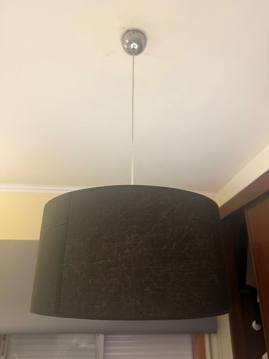 Candeeiro preto quarto