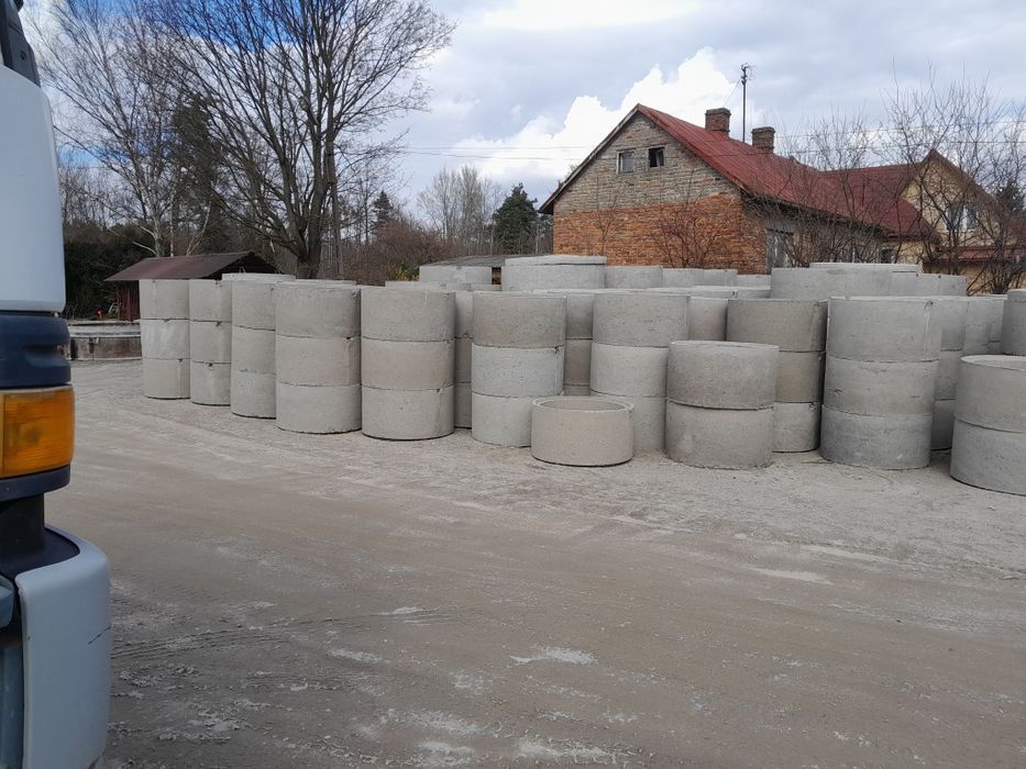 Sprzedaż studni, kręgów betonowych