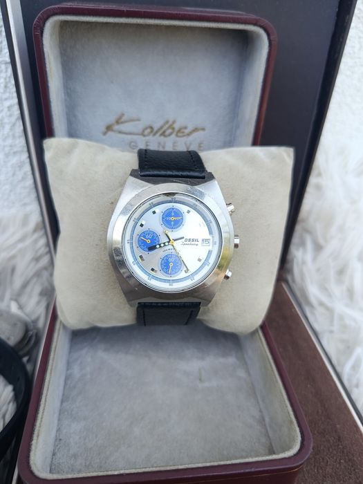 Zegarek fossil blue chronograf qartz