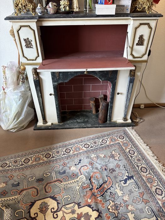 Lareira de decoracão