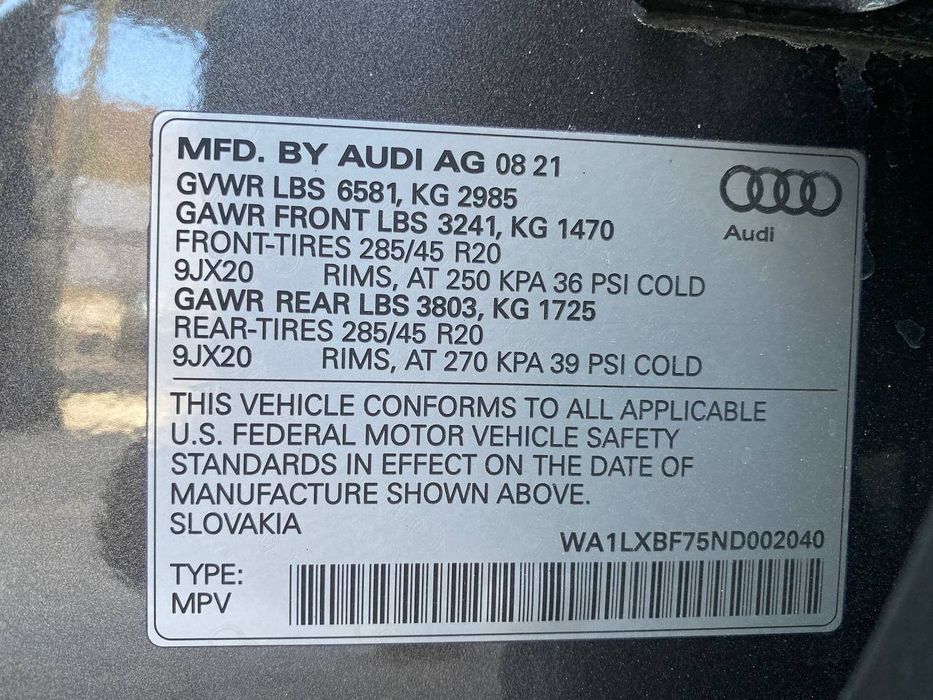audi q7 4m premium plus