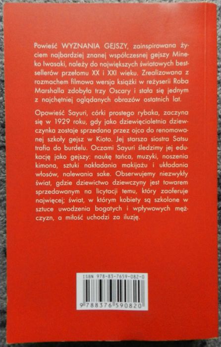 Golden Arthur - Wyznania gejszy, kultura obyczaje, pocket