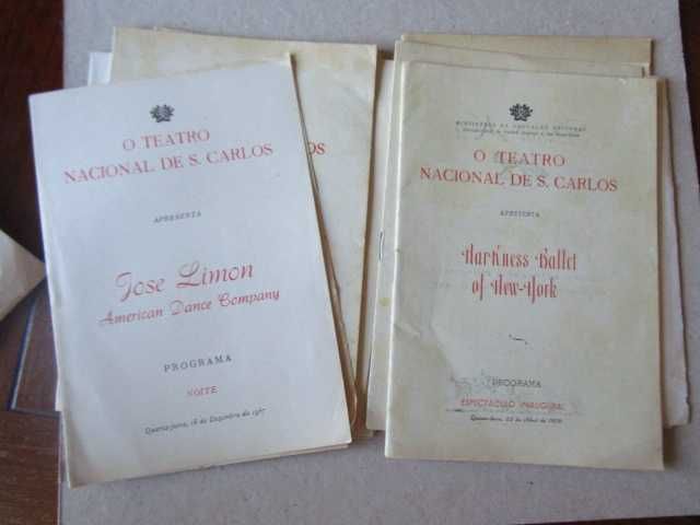 programas antigos ballet  Royal Ballet et