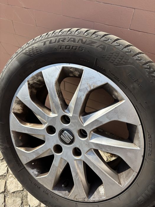 Jantes Seat 16” 5x112 ET46 + Pneus Bridgestone T005 205/55 R16