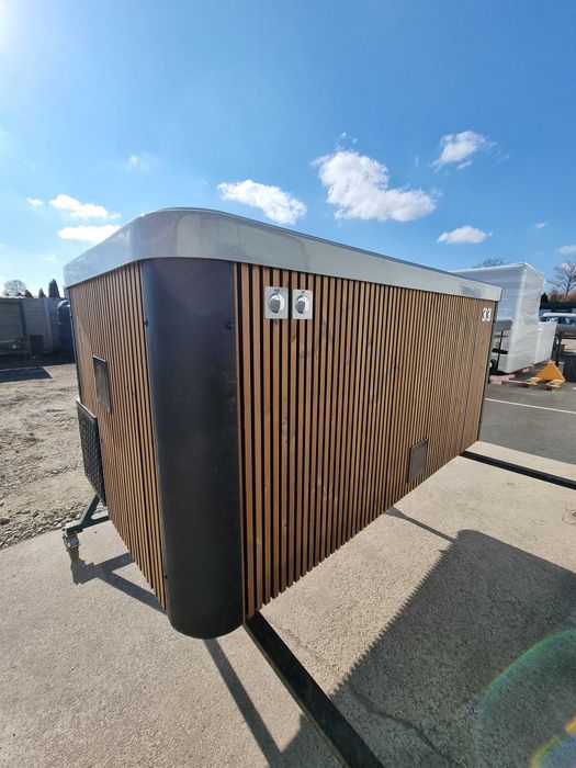 Jacuzzi ogrodowe luksusowa wanna spa DUO dwuosobowa hydromasaż pompa ciepła